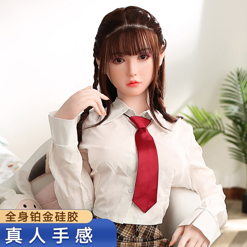 Big breast full body silicone solid doll for men adult cute fun toys free inflatable doll can be inserted for women