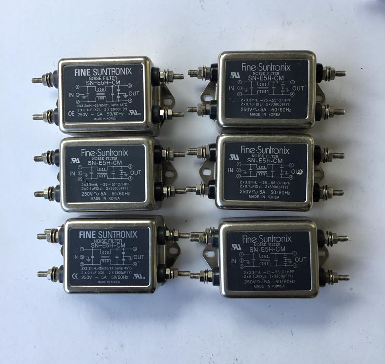 Original second-hand disassembly Huaren SN-E5H-CM 250V 5A filter