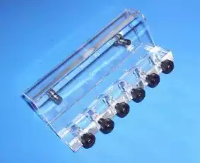 Burette rack Titration pump with burette fixed frame 6 tubes