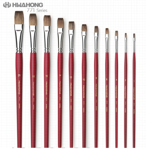 Акварель, художественные мелки, кисть для письма для школьников, гуашь, мел, Южная Корея, ручная роспись