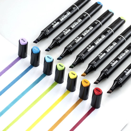 韩竹 Маркер для школьников, дизайнерская ручка-роллер, 36 цветов, 48 цветов