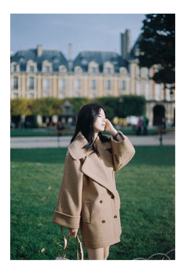 Áo khoác len dày chống mùa cho nữ mùa đông 2018 mới Thời trang Hàn Quốc áo len ngắn cashmere áo khoác nữ đẹp