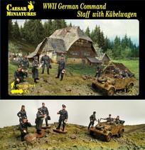 Caesar Caesar 1:72 Bing Man Model H095 World War II German officer Chief of Staff Jeep Jeep