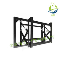  32 43 65 70 inch splicing display hydraulic front maintenance TV wall-mounted touch all-in-one machine telescopic bracket