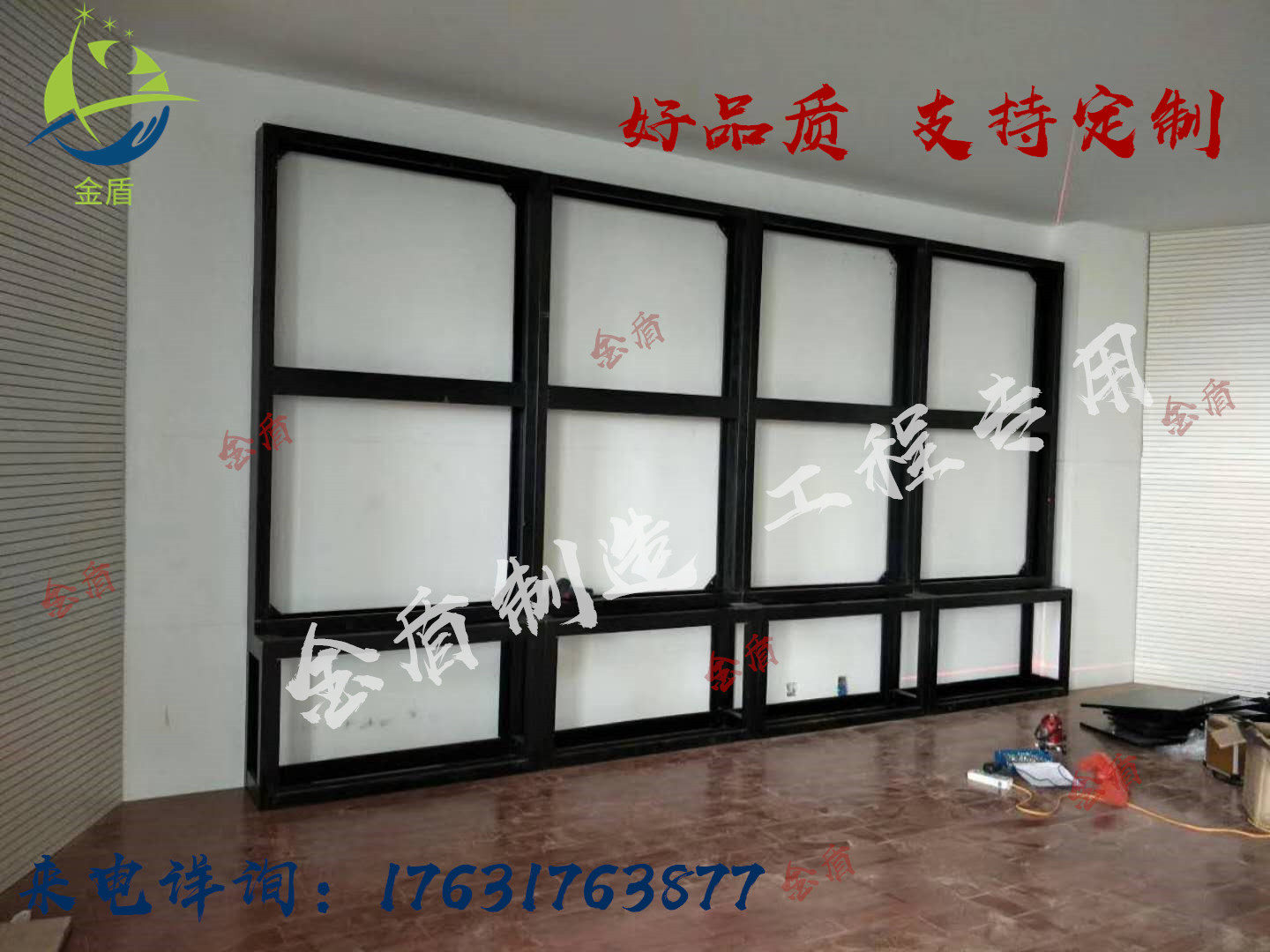 Factory customized monitoring TV wall cabinet splicing screen cabinet 46 inch 49 inch 55 inch splicing screen floor bracket box