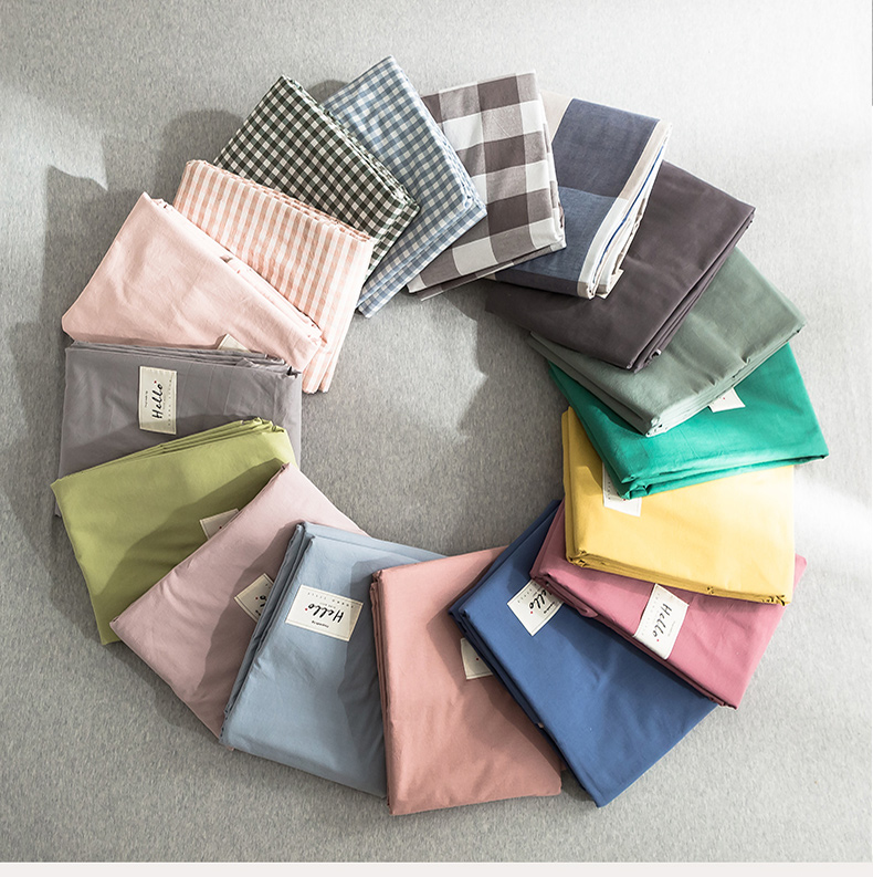 Giặt chăn bông một mảnh 100% cotton 200x230 đôi chăn ngủ ký túc xá 1,5 đơn 1.8x2.0 - Quilt Covers vỏ chăn ga gối