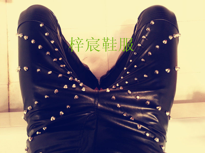 Pantalon cuir homme serré - Ref 1485382 Image 53