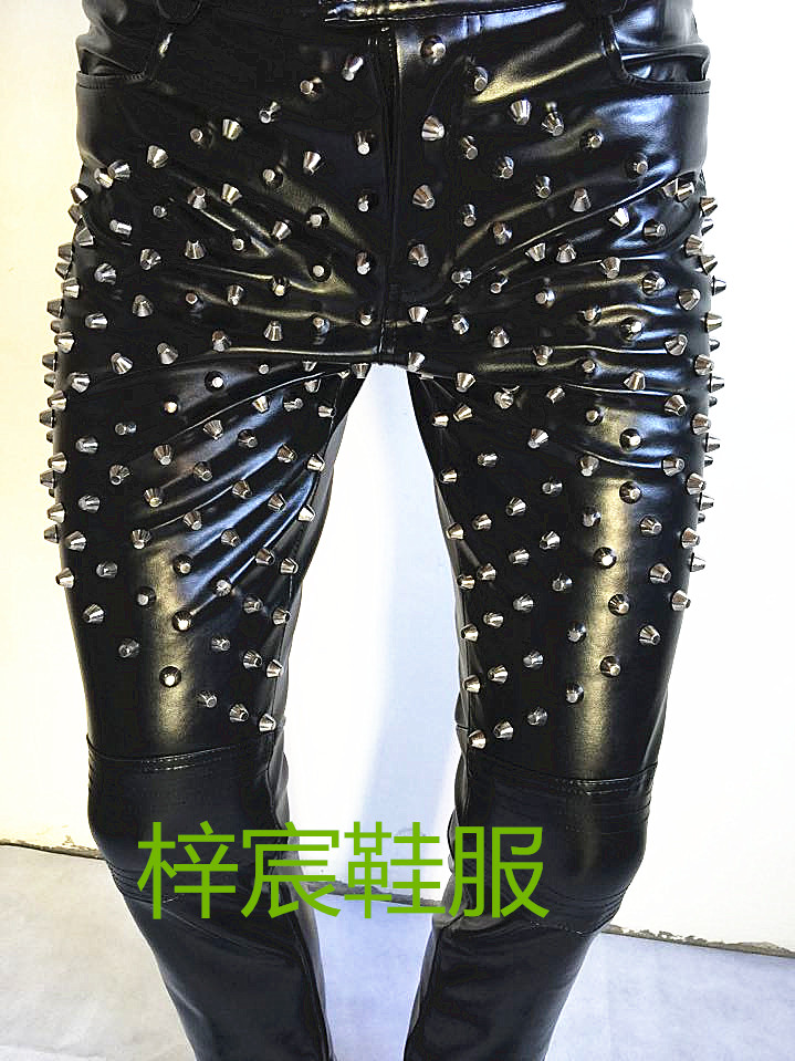 Pantalon cuir homme - Ref 1484929 Image 3