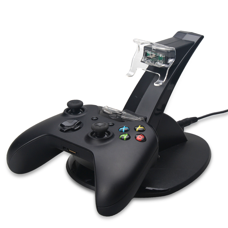 Trò chơi video Zhongtian Microsoft XBOX ONE xử lý bộ sạc khung sạc sạc cáp sạc đôi - XBOX kết hợp tay cầm logitech f710
