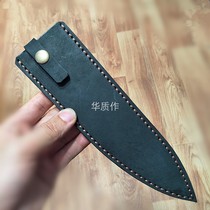 Spot Pentecostal TDM0706 Private head layer Cow Leather Knife Sleeve Sun Six Kitchen Knife Sheath Triod Triple Obscura Kitchen Knife jiro kitchen knife sleeve