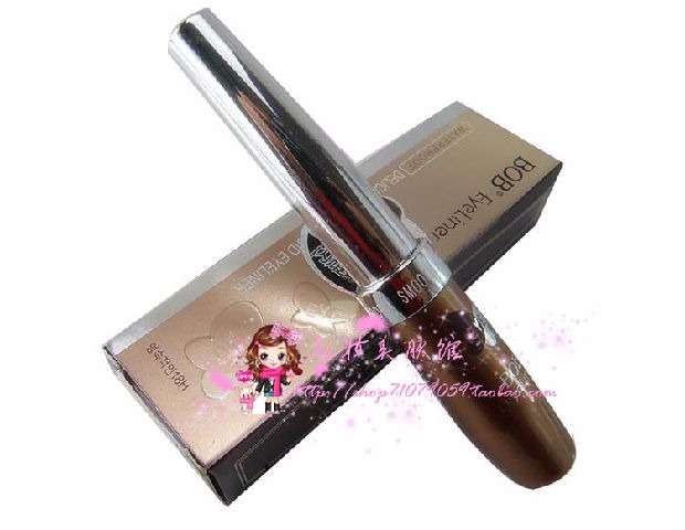 Bút kẻ mắt mịn BOB chính hãng của Hàn Quốc bút kẻ mắt dạng lỏng mịn khô nhanh, không thấm nước và không thấm mồ hôi không dễ dàng trang điểm đầu mềm - Bút kẻ mắt kẻ mắt eyeliner