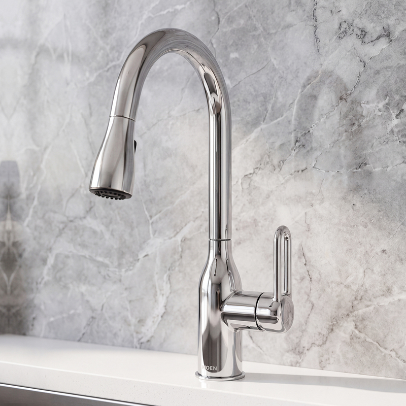 Moen Gn68002/Srs/87233Srs/04340 Kitchen Sink Pull-Out Faucet for Dishwashing