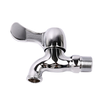  Moen bathroom single cold-in-the-wall copper body mop pool washing machine special faucet 9008 9010 High quality