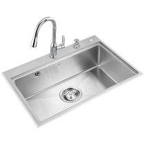  Moen stainless steel sink single slot kitchen manual slot package vegetable basin dishwashing basin 27511SL 27512SL