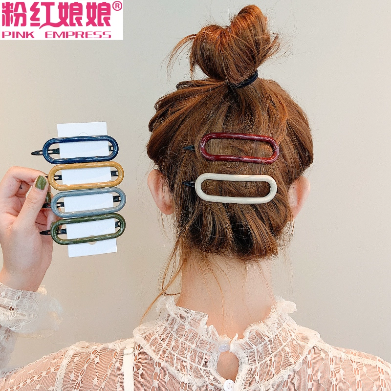 雅 in từ clip ếch khóa clip cô gái tóc đỏ hoang dã bên clip clip tóc mái kẹp tóc - Phụ kiện tóc