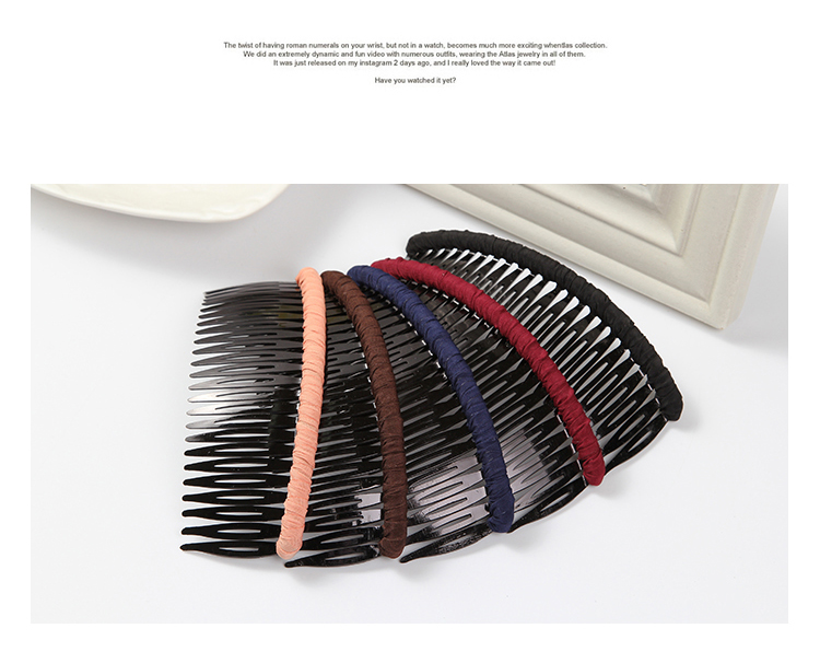 Phiên bản Hàn Quốc của tấm trang sức tóc Liu Hai phụ kiện tóc có răng headband kẹp tóc nữ mũ rộng vành cắm tóc dài chải trước khi chải - Phụ kiện tóc kẹp phồng chân tóc