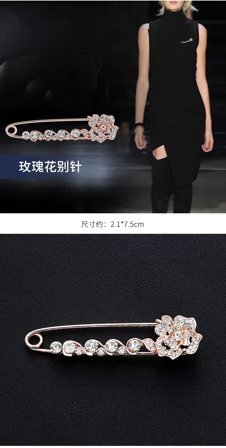 Màu hồng Maiden Hàn Quốc trâm cài phụ nữ Áo len Áo len Trượt Khăn Khóa Phụ kiện Bướm Corsage Shaw Buckle huy hiệu cài áo kute
