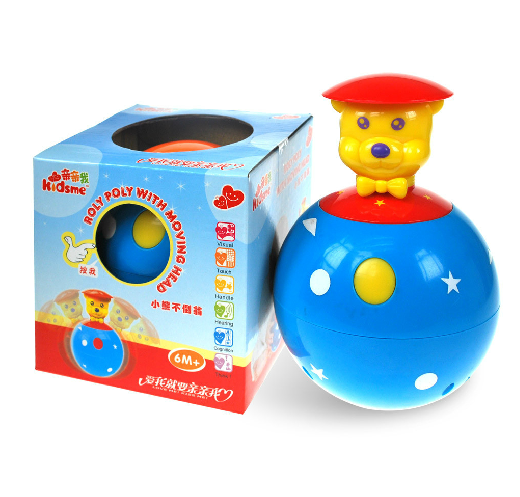 kidsme亲亲我 小熊不倒翁 婴幼儿益智玩具 婴儿玩具 质量很棒