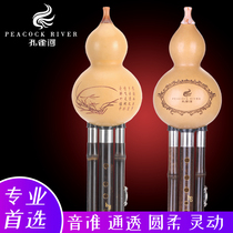 Kongquehe Gourd silk Zizhu C tune B G F small d tune Students beginner custom adult 5-tone Yunnan musical instruments