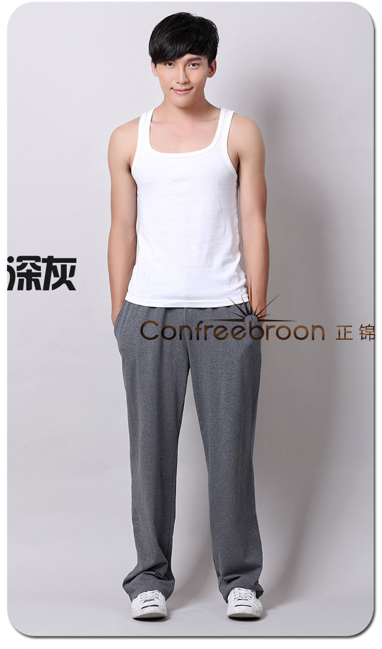Trịnh Jinchunqiu mùa hè nam modal nhà quần cotton mỏng kích thước lớn quần sống lỏng quần nam ngủ giản dị quần mặc nhà unisex