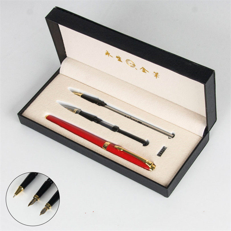 Yongsheng 9101 pen and beauty work pen Baozhu pen gift box set of business office students writing practice letters