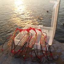 Fishing Throwing Rod Sea Rod Rod Blast Hook suit Anti-hanging bottom Anti-winding Isnobler Hook Water Blame bighead Fishing Group