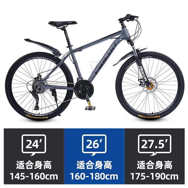 Flying Pigeon Bicycle Men's Off-Road Variable Speed Mountain Bike 24inch Outdoor Sports Cycling Road Bike