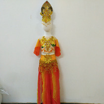 Children Dunhuang Feitian Dance Clothing Classical Ethnic Dance Clothing Children Thousand Hands Guanyin Dance Clothing Customized Rental