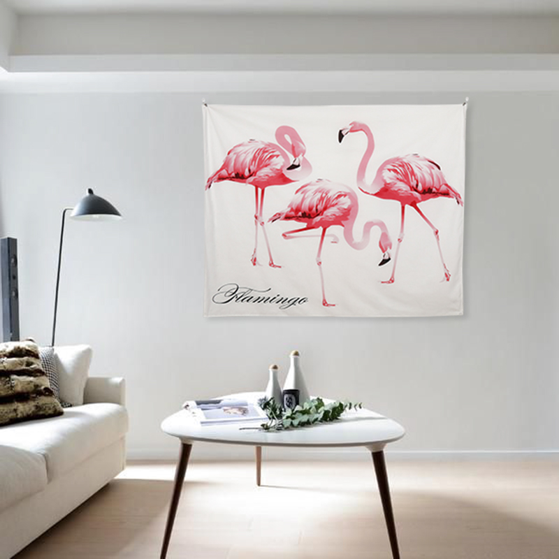 Hồng net đỏ Bắc Âu nền vải ins treo unicorn flamingo dream catcher tấm thảm tường bao gồm vải thảm tường
