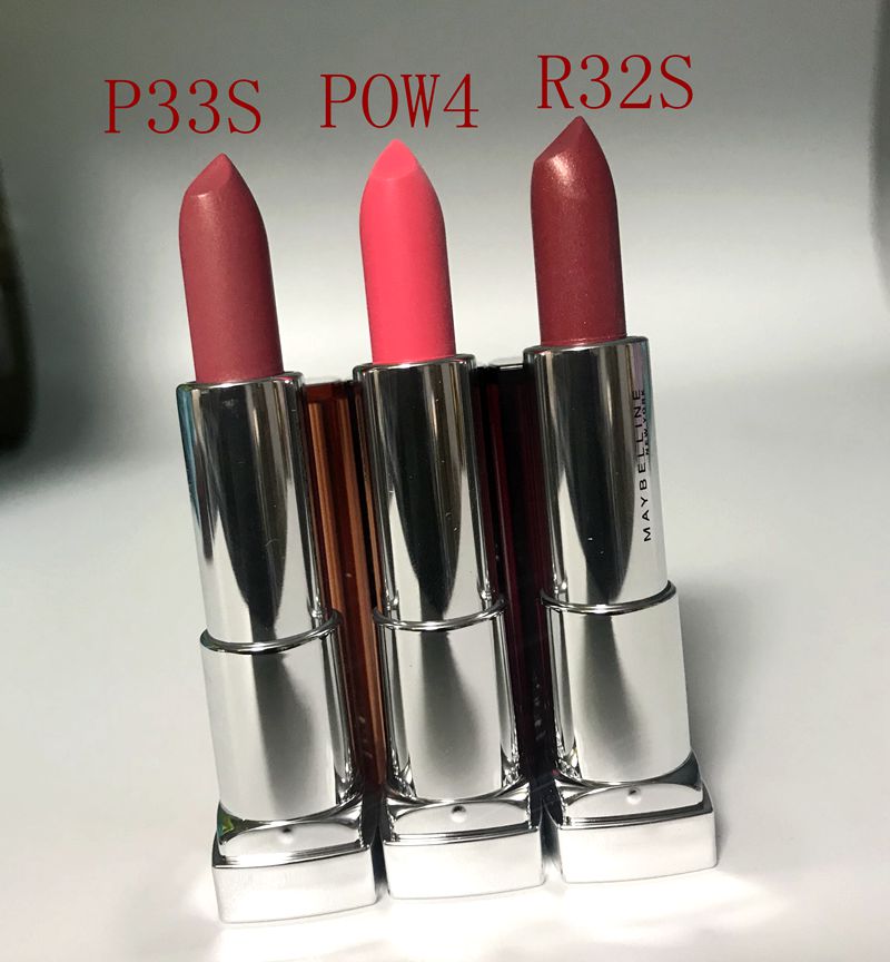 Maybelline Lâu Dài Son Môi 1.5 gam Nhỏ Son Môi POWS P33S R32S Đậu Dán Màu Kéo Dài và Phai son bbia màu 23