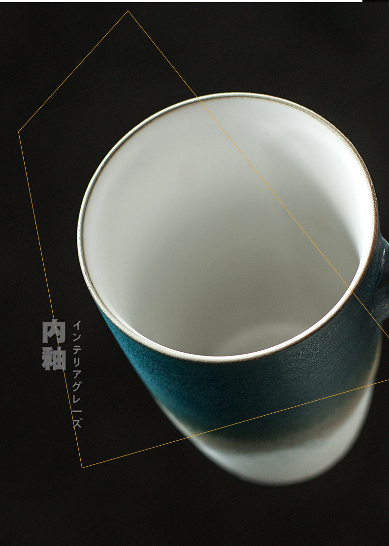 British mark cup with cover large capacity make tea cup home filtering cup ceramic cup tea cup custom office