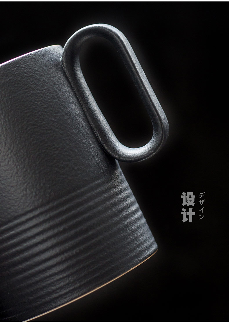 British filter tea mugs with cover office contracted household separation large capacity filter cup tea cup