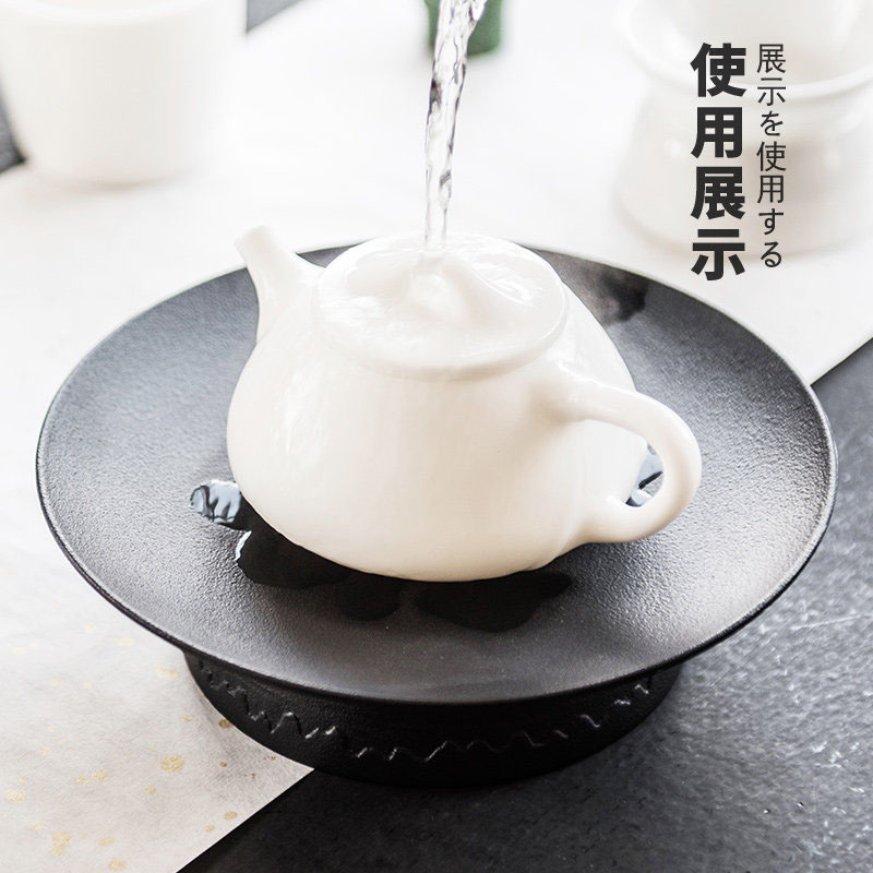 British tea pot bearing are it coarse pottery tea ceramic water as kung fu tea tray lid bowl