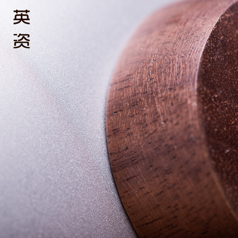 Tea cups a round cup mat kung fu Tea cup pad insulation saucer creative real wood saucer Japanese Tea accessories