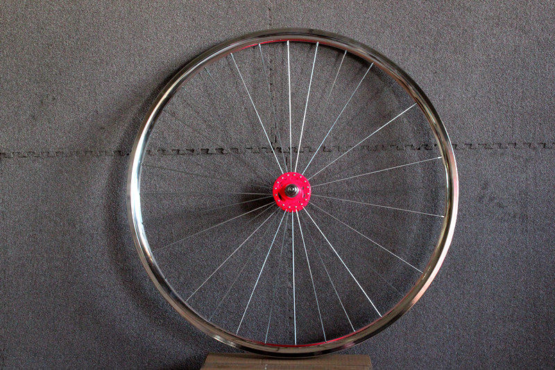 Dead flywheel group fine woven vintage 25mm 30mm front and rear wheels single color free with double aluminum ring