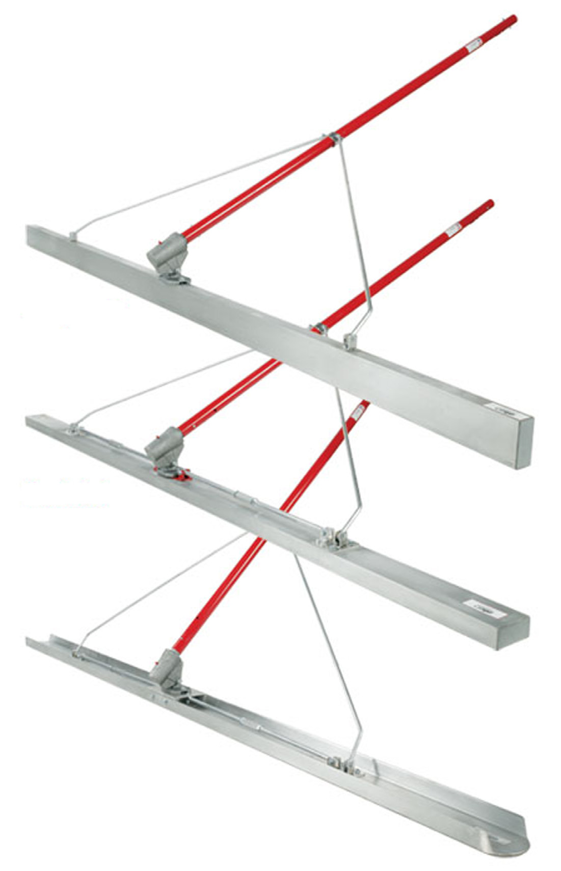 Export magnesium aluminum alloy U-shaped 3 meters concrete trowel wear-resistant scraper ruler Slurry trowel ultra-flat floor plant