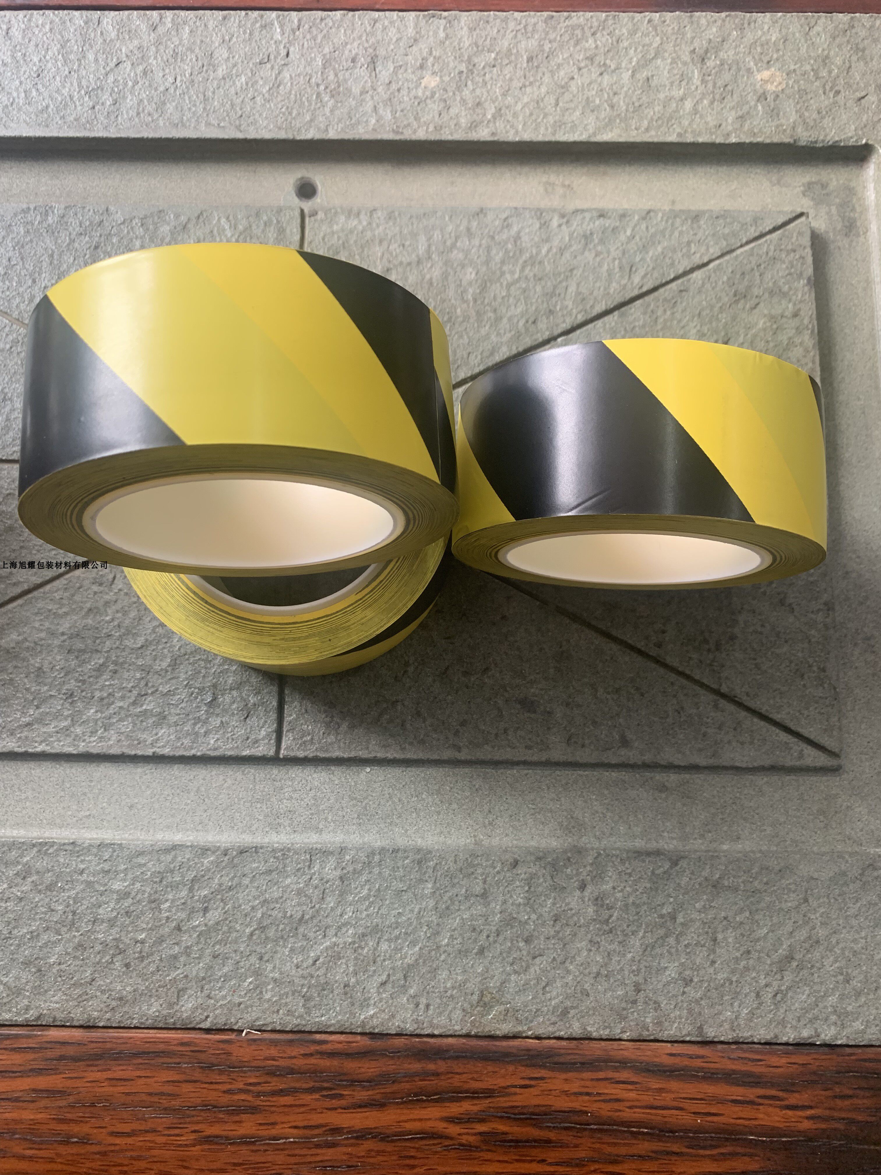 Wonder warning tape Wonder black and yellow warning tape Workshop logo floor tape factory direct sales can be customized