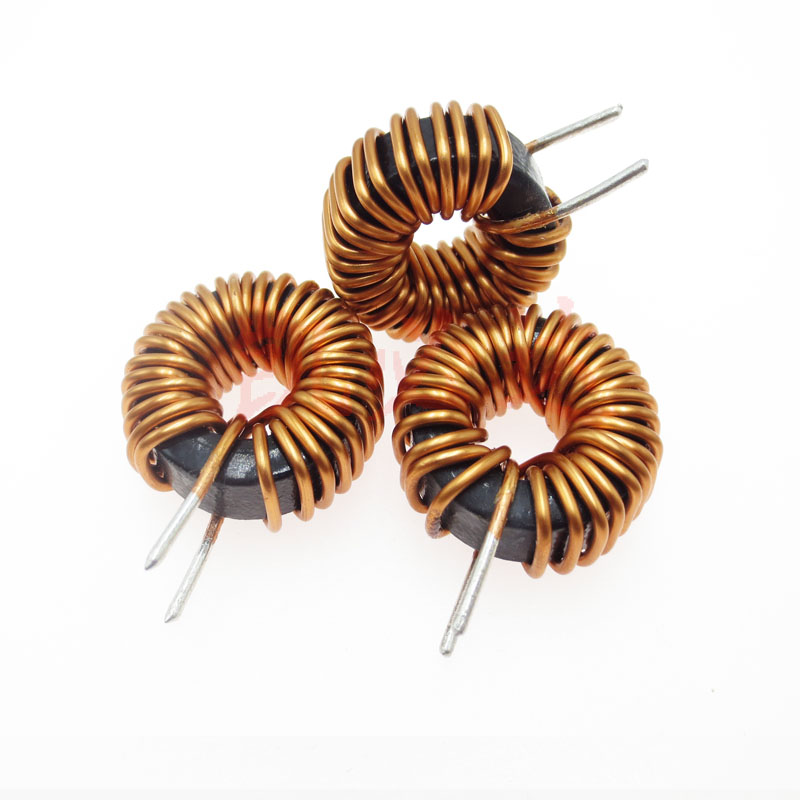 Iron silicon aluminium magnetic ring inductance 33uH 47uH 100uH 100uH storage filtering DC large current magnetic ring inductance coil 