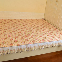 Worsted bed cover Kang cover double single bed cover satin tatami large kang bed skirt Four Seasons non-slip sheets