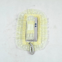 Modern lace fabric phone cover phone phone cover phone dust cover doorbell cover door bell stick custom-made