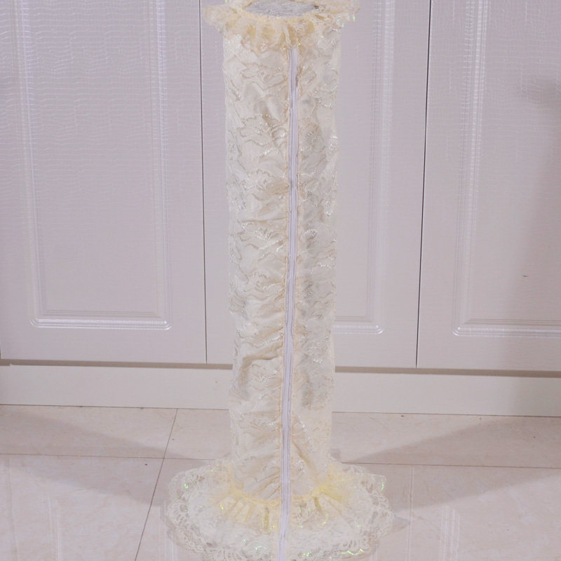 New all-inclusive lace white fabric leafless wind universal floor fan tower fan Korean dust cover size customization