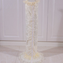 New all-inclusive lace white fabric leafless wind universal floor fan tower fan Korean dust cover sleeve size customization