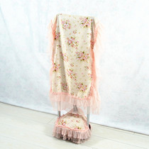 New single pole cylindrical ironing machine cover fabric lace double pole ironing machine dust cover towel two sets of custom