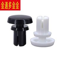 Direct sales of black and white nylon PA66 rivets insulating plastic expansion buckles Rr-shaped PC board fixing nails custom-made