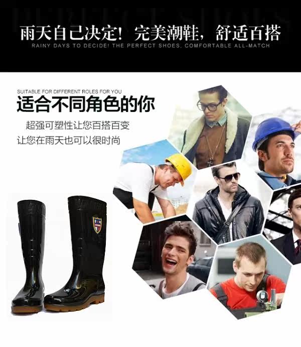 Chaussures - bottes caoutchouc homme pour hiver - semelle tendon - Ref 965130 Image 35