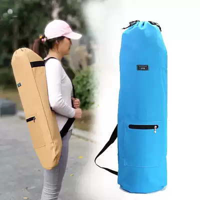 Skateboard bag protective cover double-warped long board thick dance board land surfboard small fish Board canvas portable shoulder bag