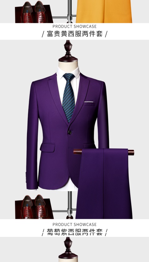 Xu hướng Fat Fat Plus Kích thước cực lớn Phù hợp với Fat Man Váy cưới cho nam 5XL Dress Up Groom Group Suit áo vest nam