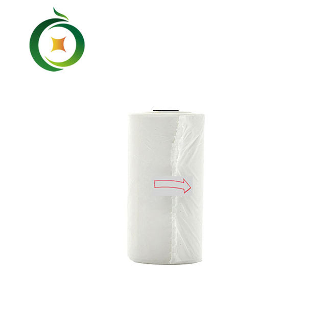 Amazon white degradable pet waste bag 1 silk thick poop bag epi biodegradable dog poop bag ໂຮງງານຂາຍໂດຍກົງ