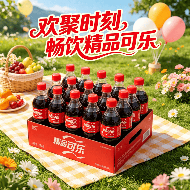 Delicious Premium Cola Soda 330ml Mini Portable Pack 12 Bottles Bulk Discount Carbonated Drink Delicious Premium Cola Soda 330ml Mini Portable Pack 12 Bottles Bulk Discount Carbonated Drink