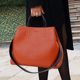 French Fashion Bag for Women 2026 New Bucket Bag Large Capacity Shoulder Bag Stylish Orange Tote Bag Handbag